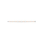 Bracelet with multiple links on a white background