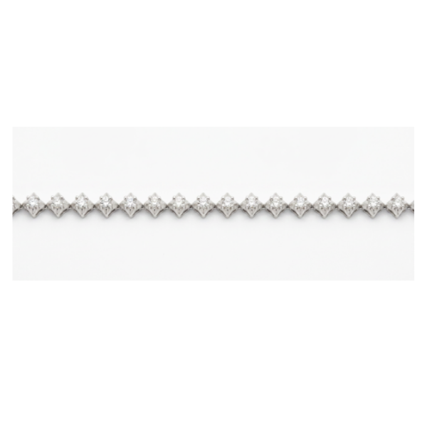 10K White Gold Diamond 2 Ct.Tw. Tennis Bracelet