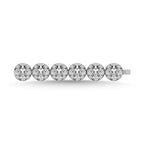 Diamond earring on a white background
