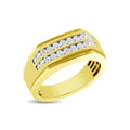 Men's 10K Yellow Gold 1/2 Ct.Tw. Diamond Ring