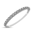14K White Gold Diamond 1 Ct.Tw. Bangle