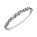 14K White Gold Diamond 1 Ct.Tw. Bangle