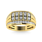 Men's 10K Yellow Gold Diamond 1/2 Ct.Tw. Fashion Ring