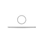 925 Silver Diamond 1/4 Ct.Tw. Fashion Bracelet