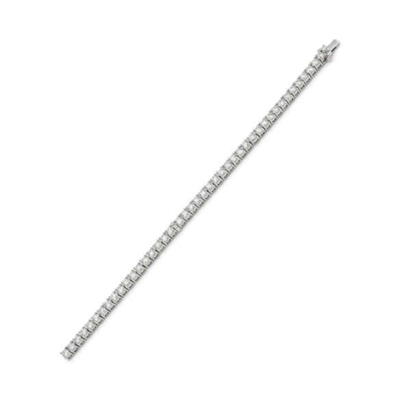 Close-up of a flat ribbon cable connector on a white background