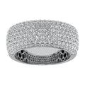 Men’s 14K White Gold Diamond 1/2 Ct.Tw. Pave Set Band