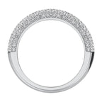 Men’s 14K White Gold Diamond 1/2 Ct.Tw. Pave Set Band