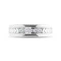 Men’s 10K White Gold Diamond 1/4 Ct.Tw. Five Stone Band