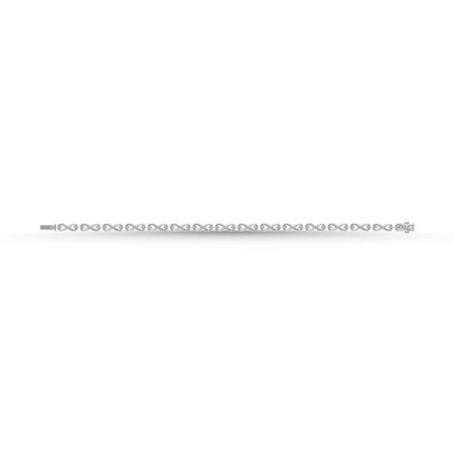 10K White Gold Diamond 1/4 Ct.Tw. Fashion Bracelet