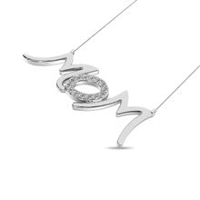 Diamond 1/20 Ct.Tw. Mom Necklace in Sterling Silver