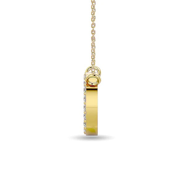 10K Yellow Gold Diamond 1/20 Ct.Tw. Fashion Pendant