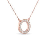 10K Rose Gold Diamond 1/20 Ct.Tw. Fashion Pendant