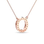 10K Rose Gold Diamond 1/20 Ct.Tw. Fashion Pendant