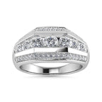 Men’s 14K White Gold Diamond 1 Ct.Tw. Fashion Ring